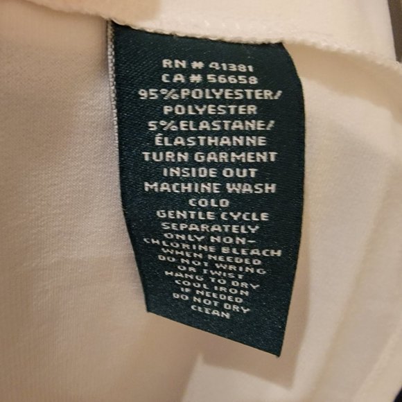 Lauren Ralph Lauren Sheath Dress Size 14 Black White Colorblock Short Sleeve - Picture 6 of 6